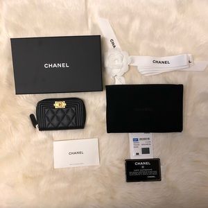 💯 Authentic Chanel o coin purse/ card holder